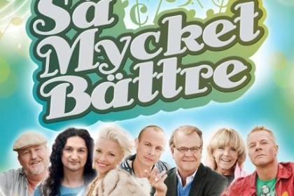 Gruppbild på artisterna i programserien ”Så mycket mera”.