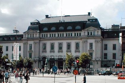 Bild på Stockholms centralstations huvudentré