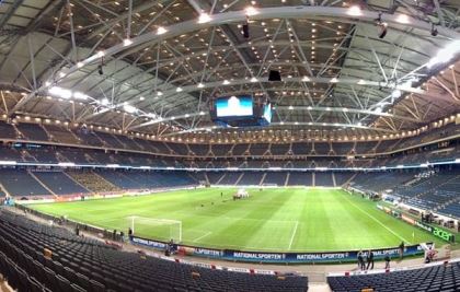 Bild inifrån Friends Arena.