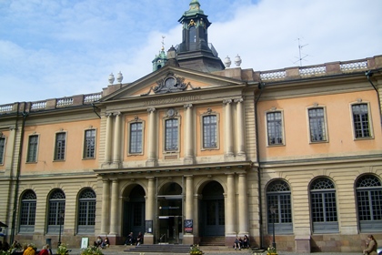 Nobelmuseet sett utifrån.